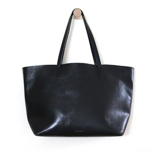 Mansur Gavriel Black Leather Tote/Shoulder Bag